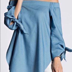 Michael Kors Chambray Top